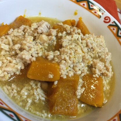 かぼちゃの煮物は不評なのであんかけしてみたらすっごく好評でした！味付けもちょうど良くてほんとにおいしい！
次から倍で作ります(^-^)